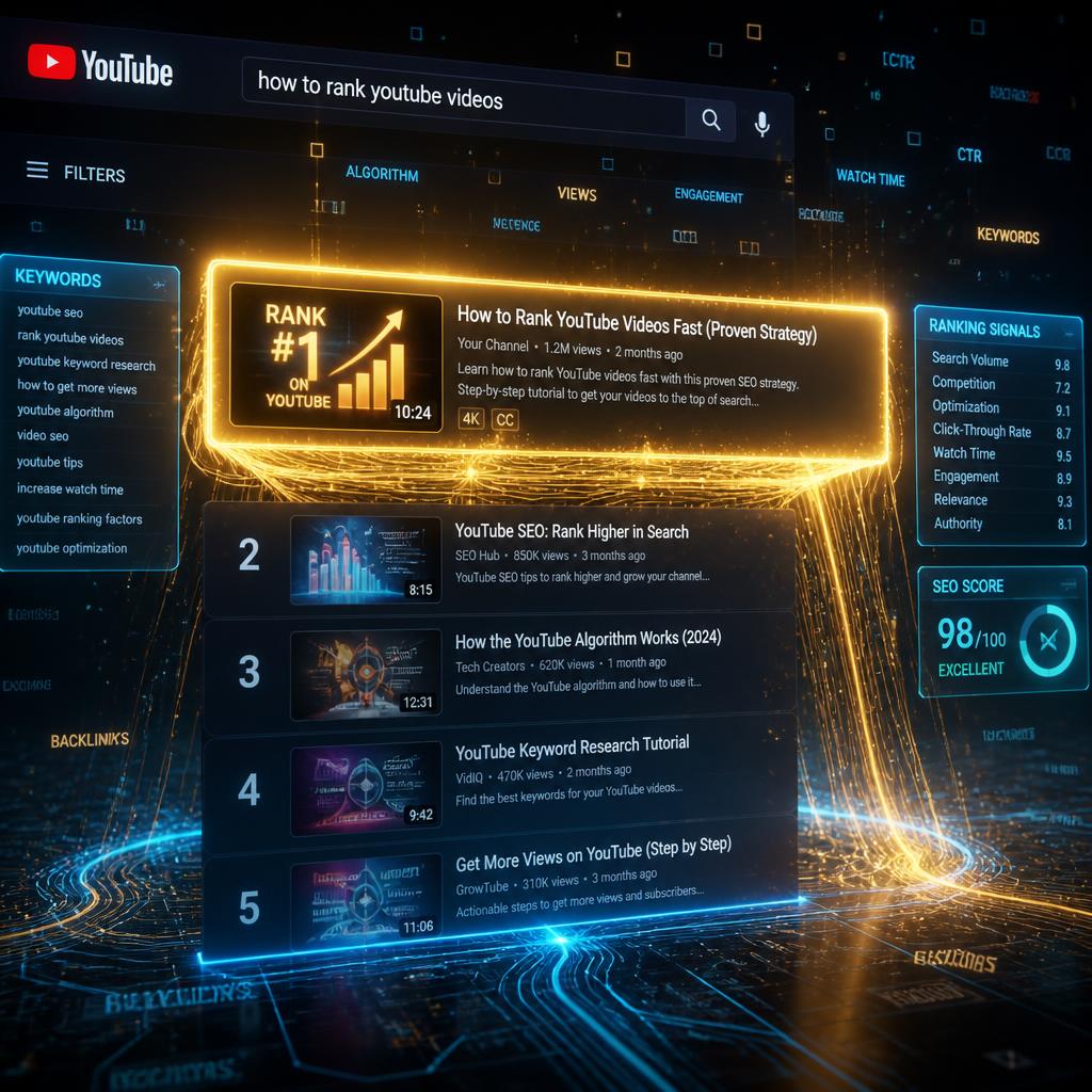 SEO YouTube 2026: Cách Lên Top Tìm Kiếm Và Tăng View Tự Nhiên